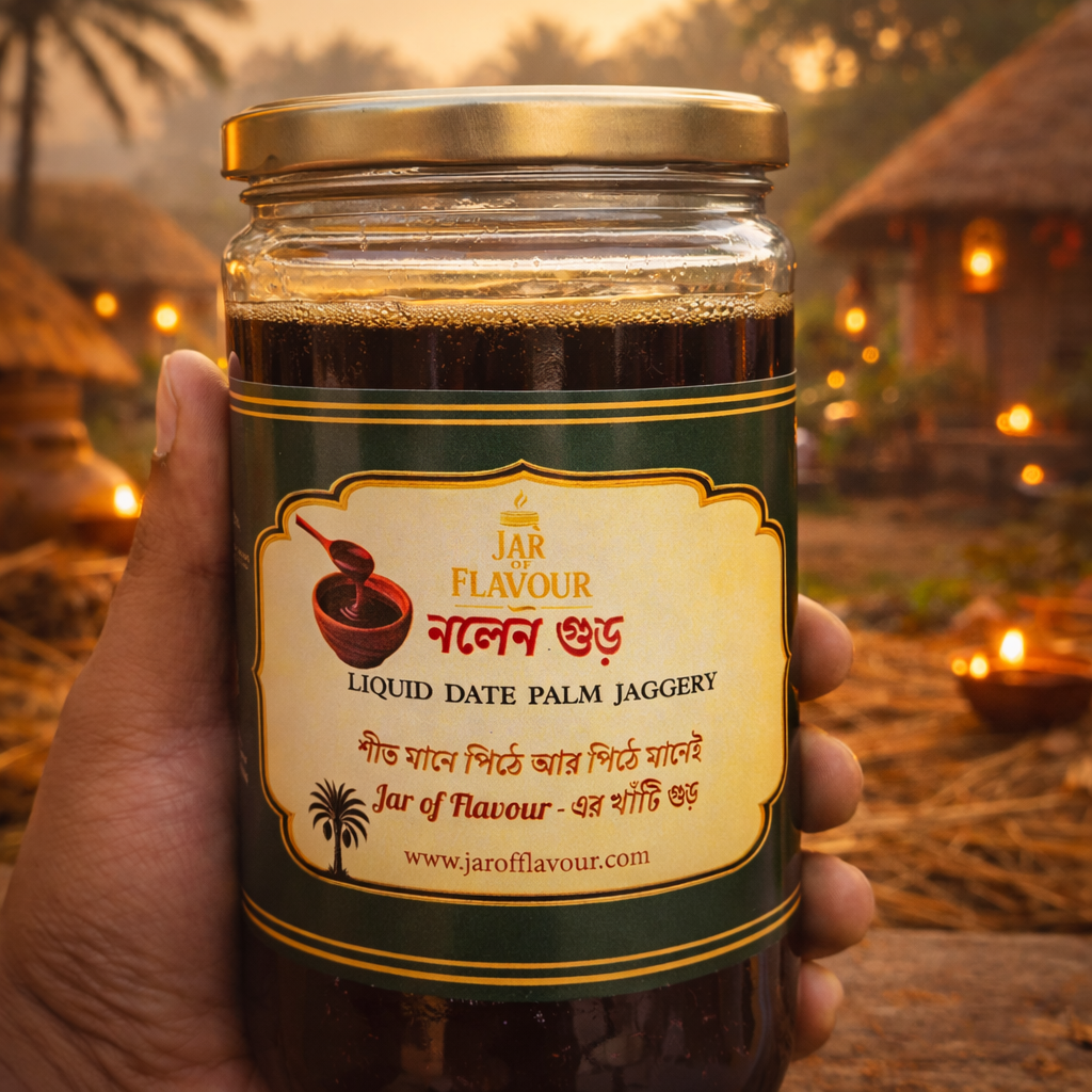 Nolen Gur –  800 Grams - Liquid Date Palm Jaggery (Winter Special)