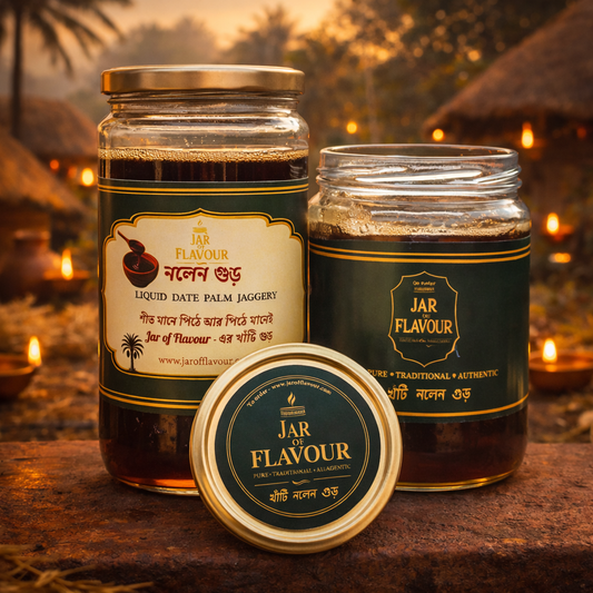 Nolen Gur –  800 Grams - Liquid Date Palm Jaggery (Winter Special)
