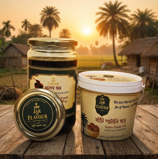 Pure Nolen Gur & Patali Gur (800 Grams + 800 Grams) Total - 1.6 Kg