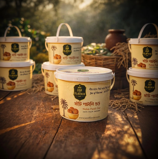 Pure Patali Gur - 800 Grams (Date Palm Jaggery) Winter Special